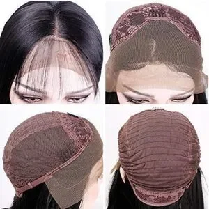 Accessories | Imma 24 Black Straight Lace Front Wig Nwt 